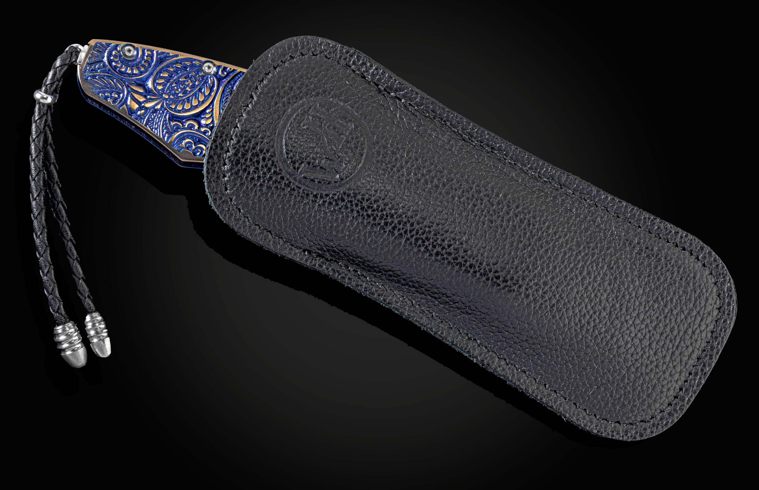 B12 Blue Gold Paisley - Image 4