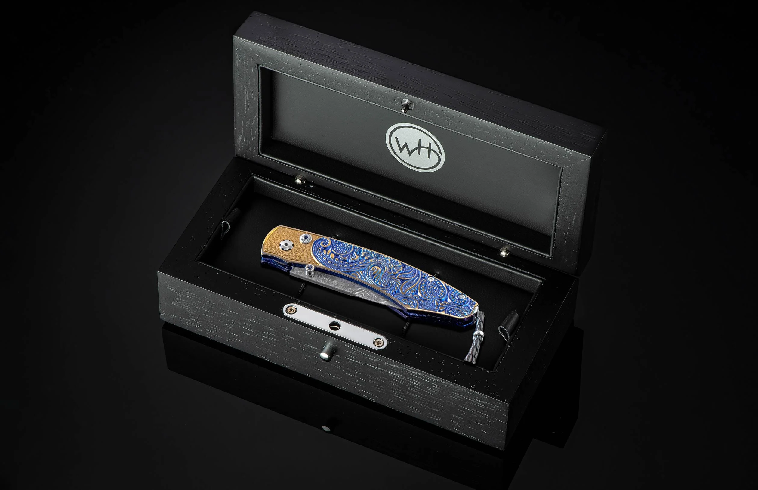 B12 Blue Gold Paisley - Image 5